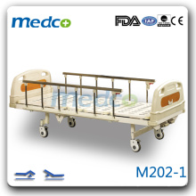 M202-1 Tipo econômico duas funções mecânica doar cama hospitalar